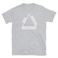 Women's Short-Sleeve White Triangle Loge